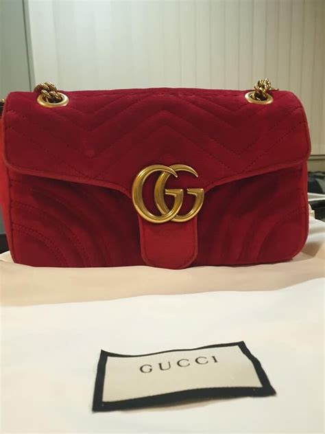 gucci marmont vertical|Gucci Marmont red velvet medium.